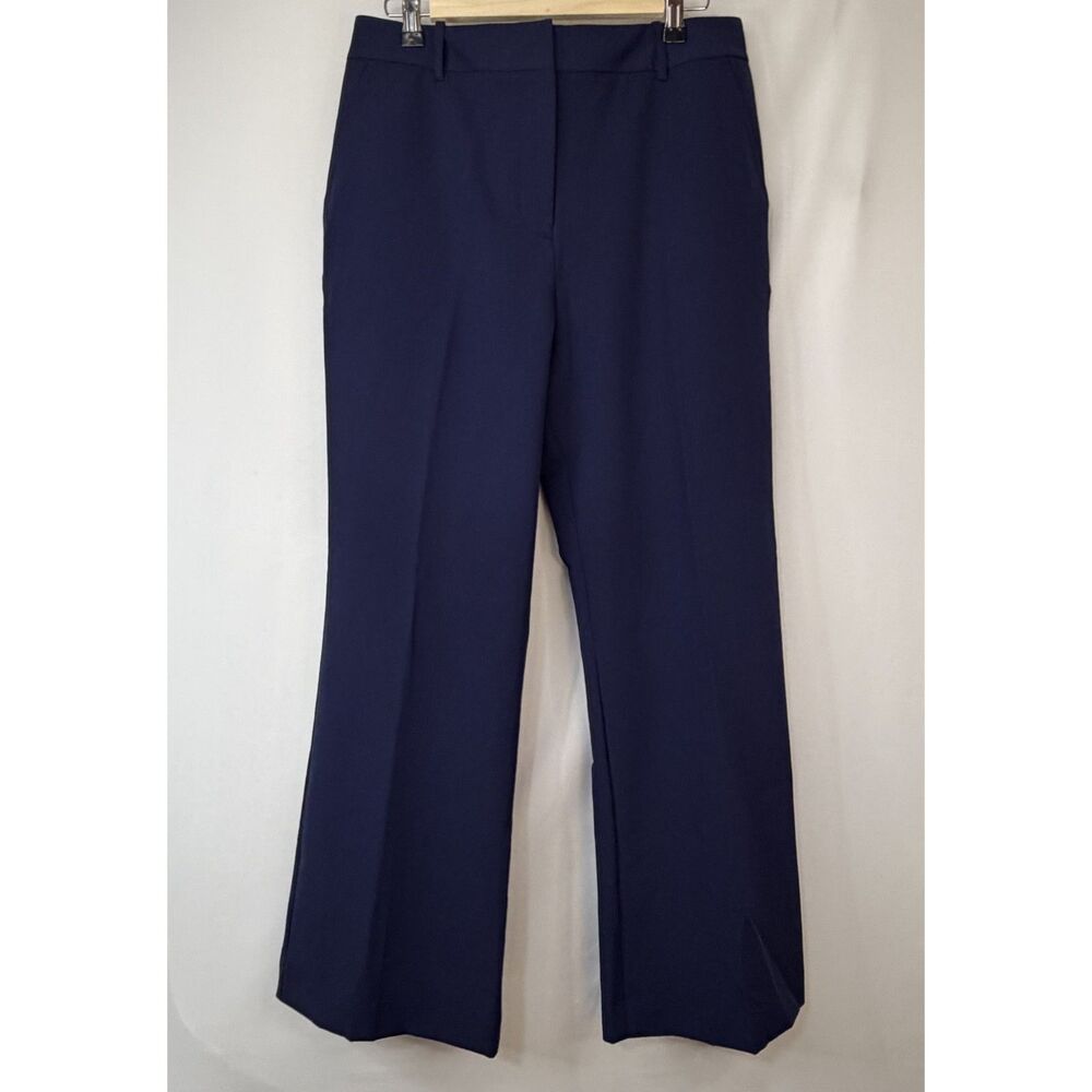 Size 10P Worthington High Rise Trouser Dress Pants NWT Wrinkle Free Peacoat Navy